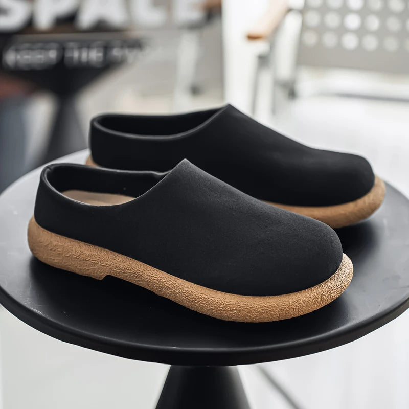 Cozy Men's Indoor Clog Slippers Shoes - OutfitLondon