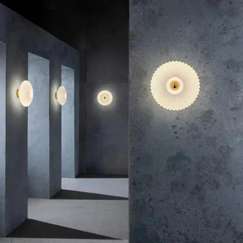 Warm Ambient Ocean Glass Wall Lamp - OutfitLondon