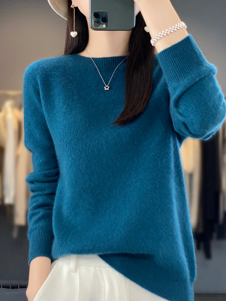 Cozy Winter Knitted Pullover Sweater