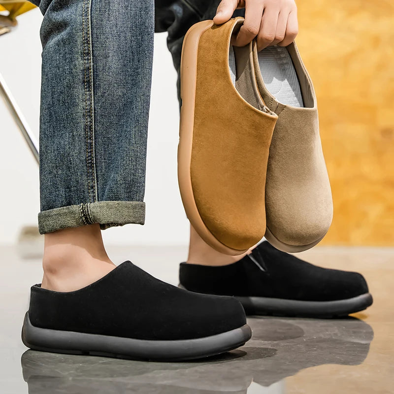 Cozy Men's Indoor Clog Slippers Shoes