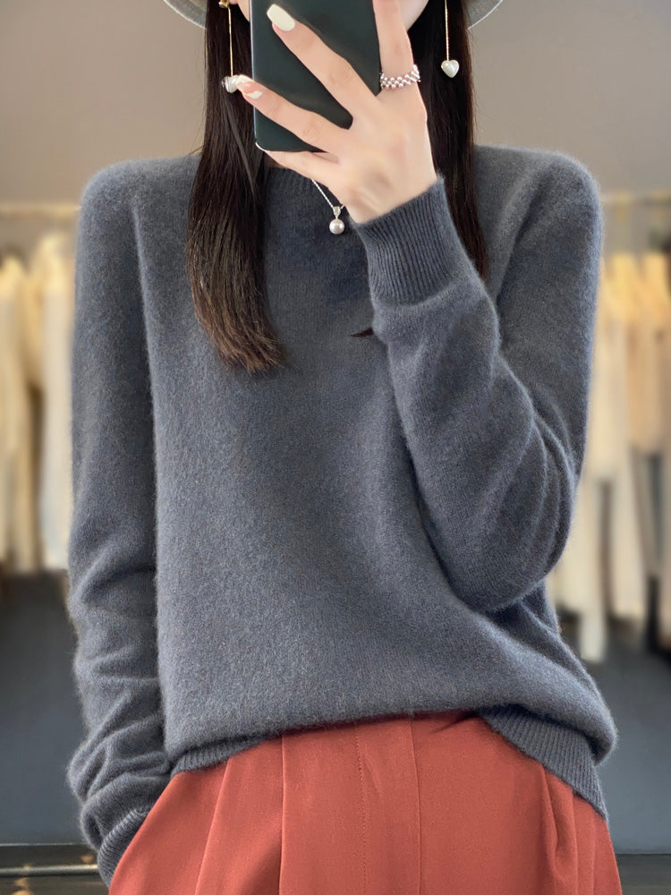 Cozy Winter Knitted Pullover Sweater