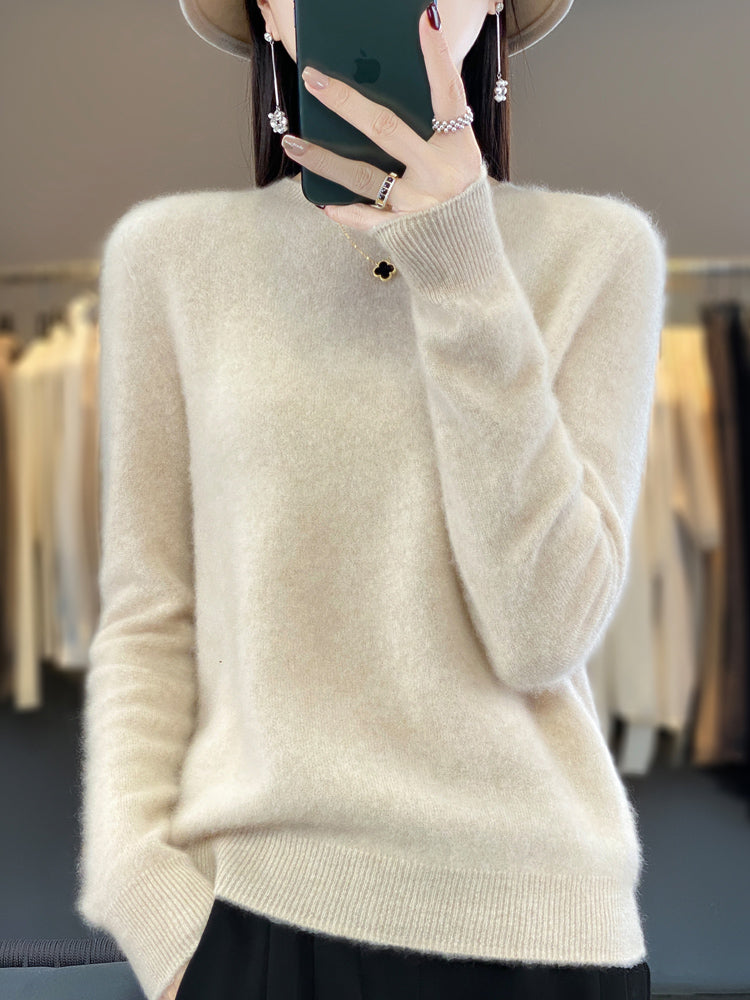 Cozy Winter Knitted Pullover Sweater