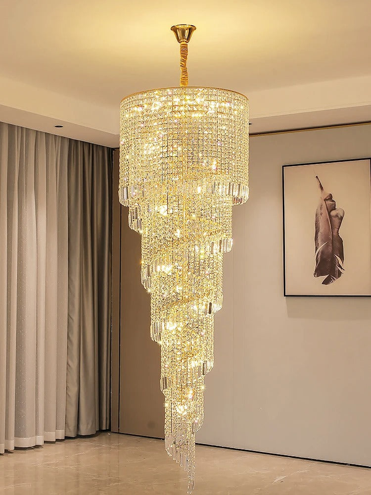 Elegant Crystal Ceiling Lighting Fixture