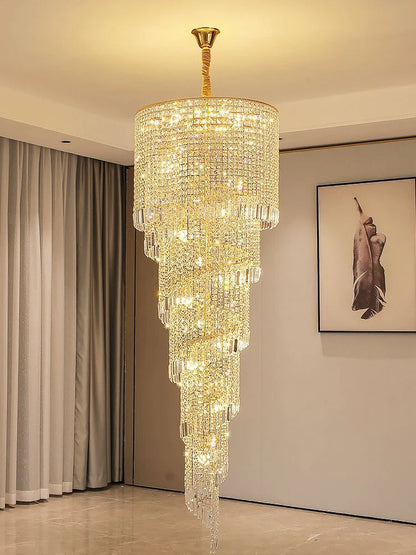 Elegant Crystal Ceiling Lighting Fixture