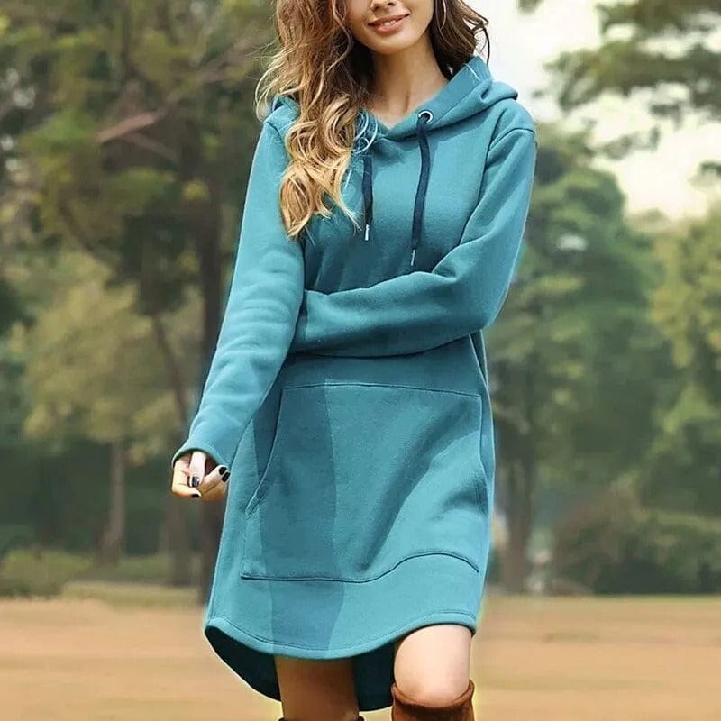 Warm Soft Knit Sweater Dress