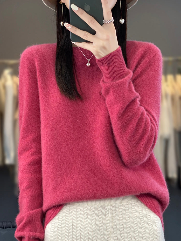 Cozy Winter Knitted Pullover Sweater
