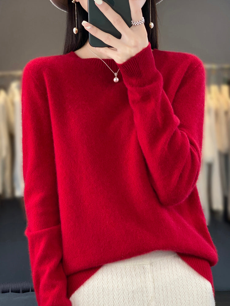 Cozy Winter Knitted Pullover Sweater