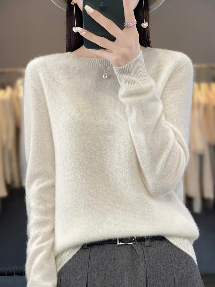 Cozy Winter Knitted Pullover Sweater
