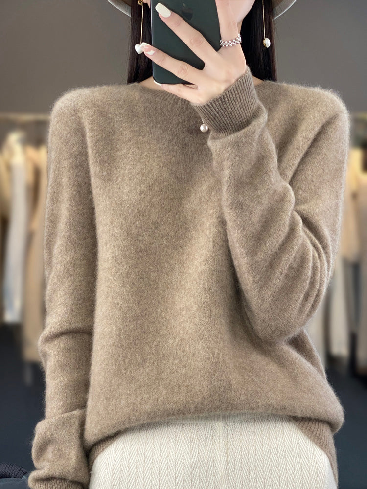 Cozy Winter Knitted Pullover Sweater