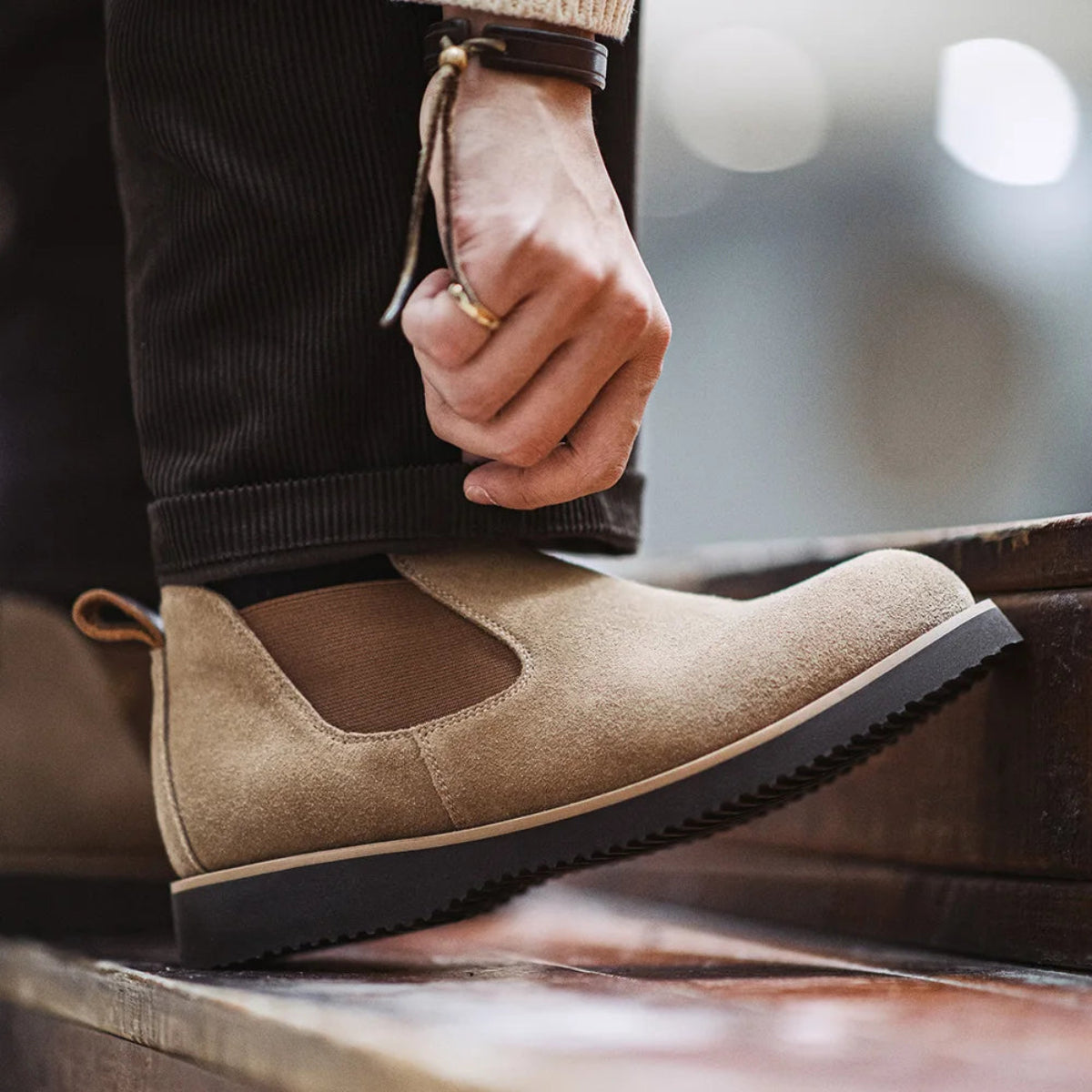 Luxury Men's Suede Ankle Boots