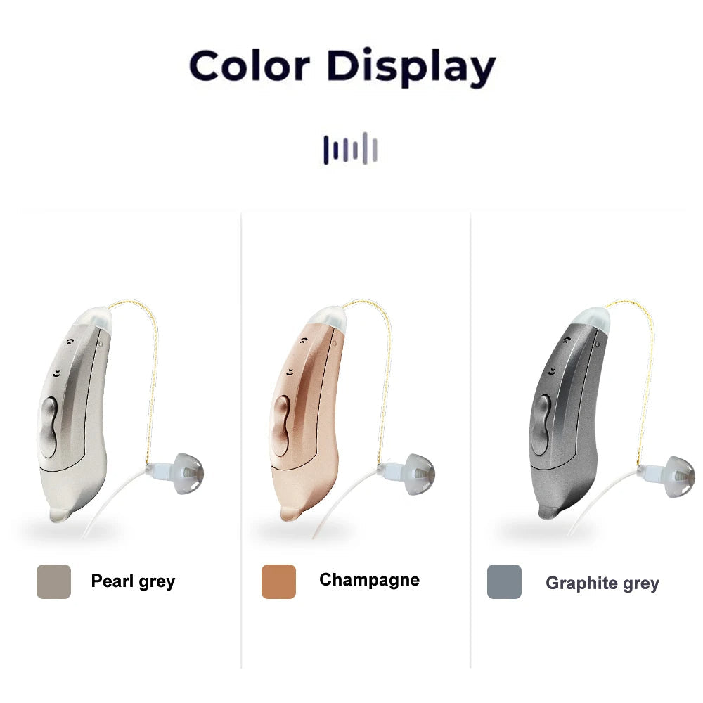 Discreet Rechargeable BTE Hearing Aids With App Control