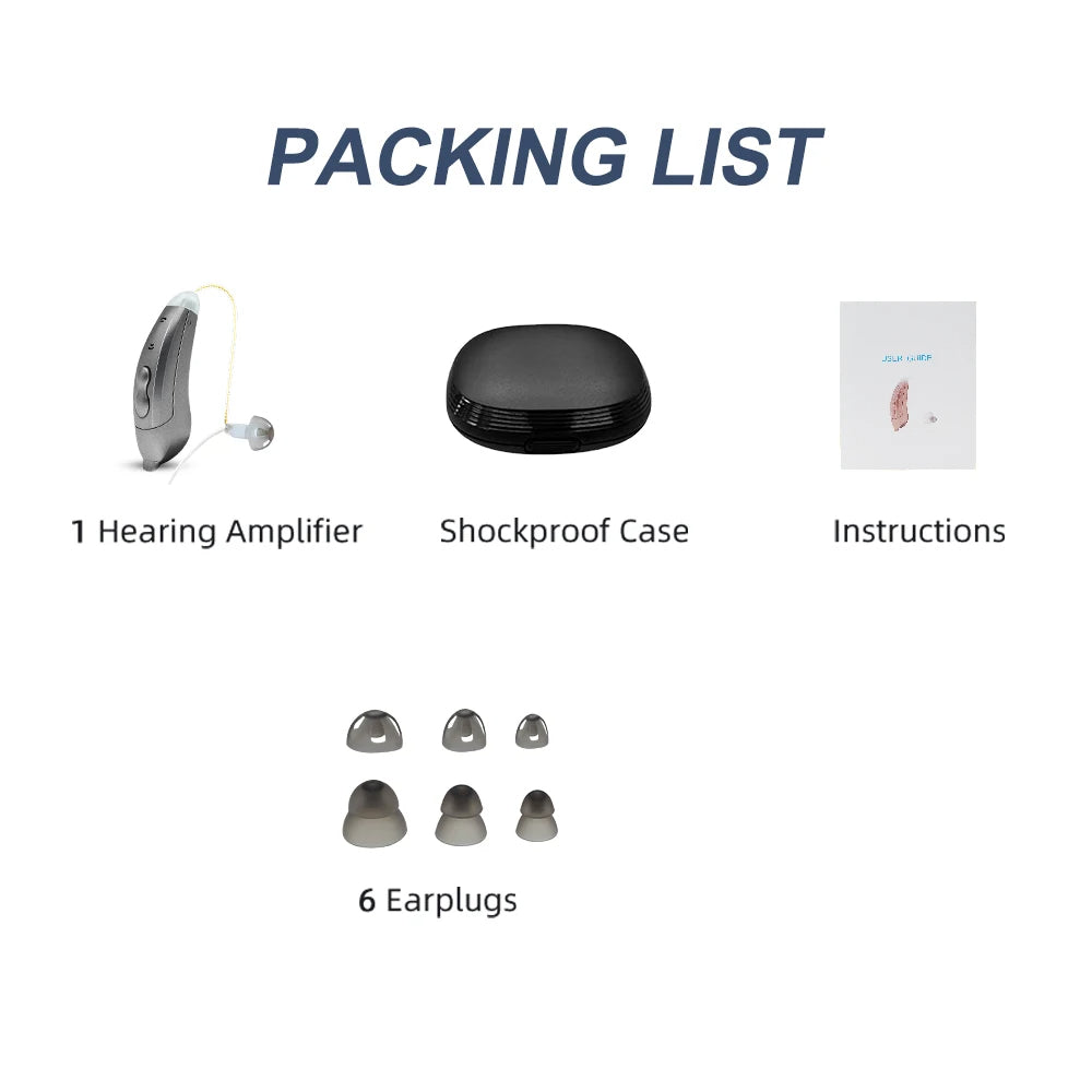 Discreet Rechargeable BTE Hearing Aids With App Control