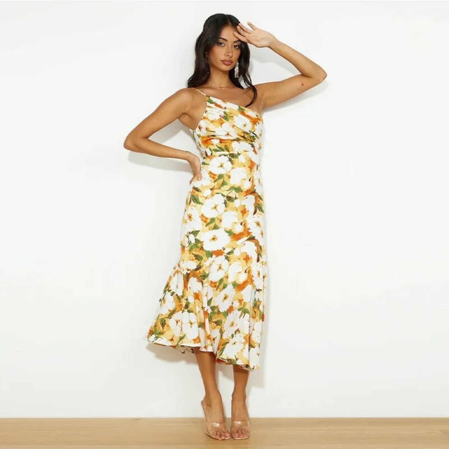 Elegant Ladies Formal Midi Party Dress