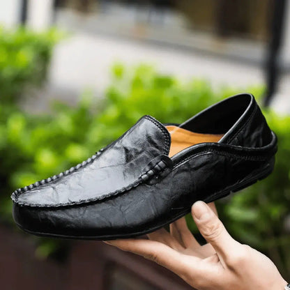 Comfortable Genuine Leather Slip On Shoes