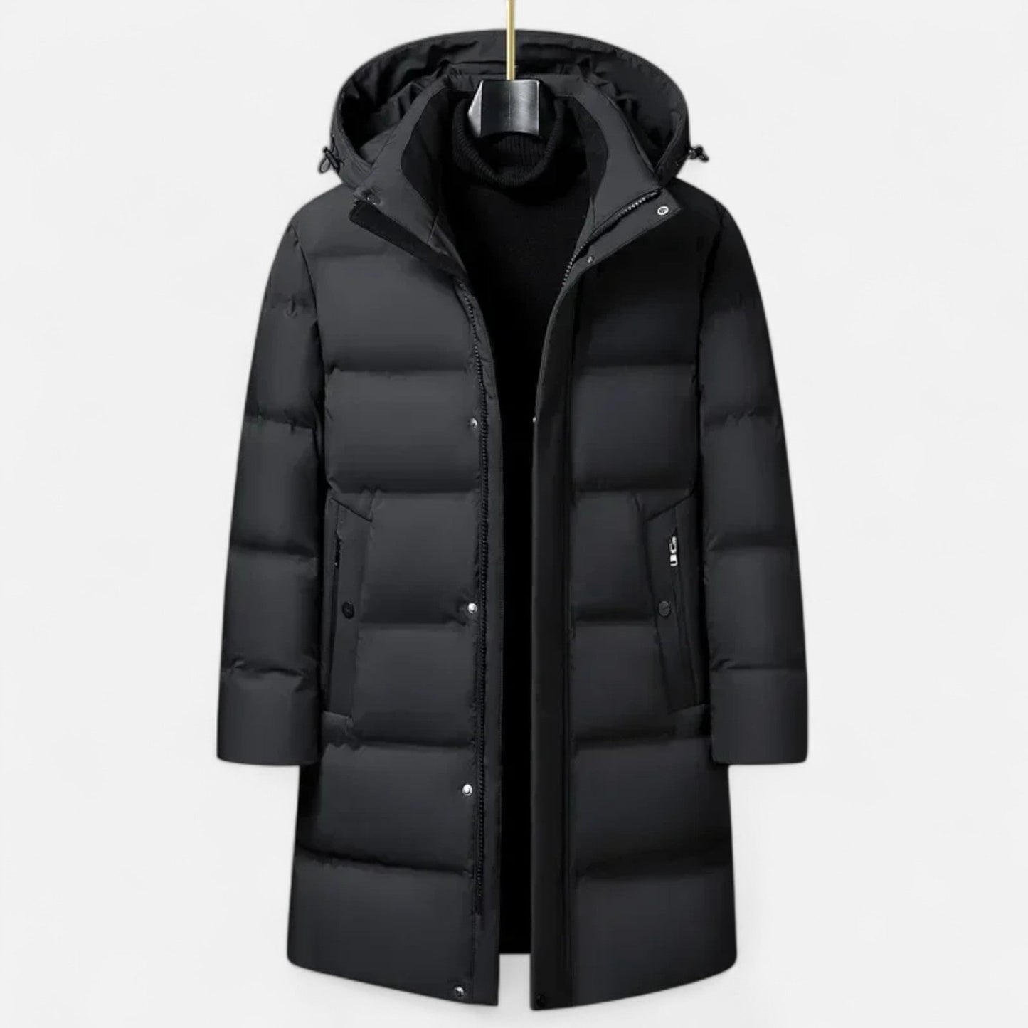 Insulated Men's Winter Hooded Puffer Jacket Coat