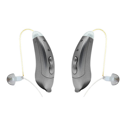 Compact Wireless Hearing Aids With Mobile App Control