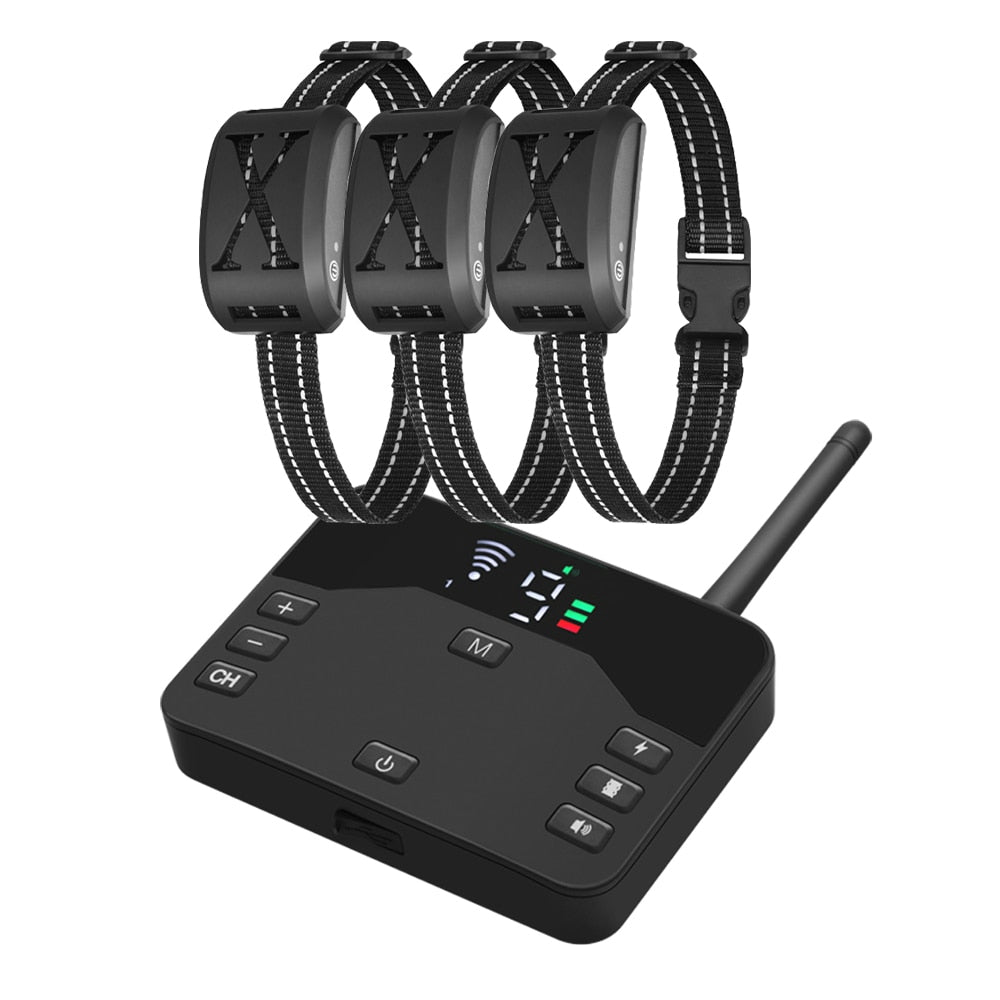 Rechargeable Dog Fence Training Collar System