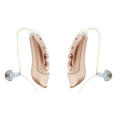 Compact Wireless Hearing Aids With Mobile App Control