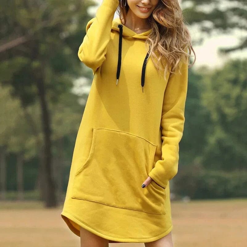 Warm Soft Knit Sweater Dress