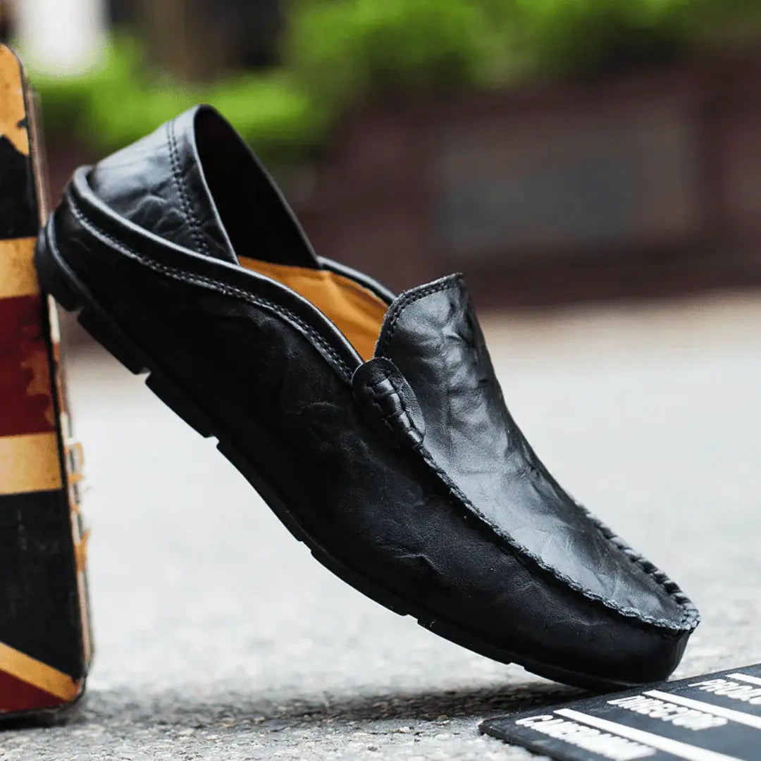Comfortable Genuine Leather Slip On Shoes