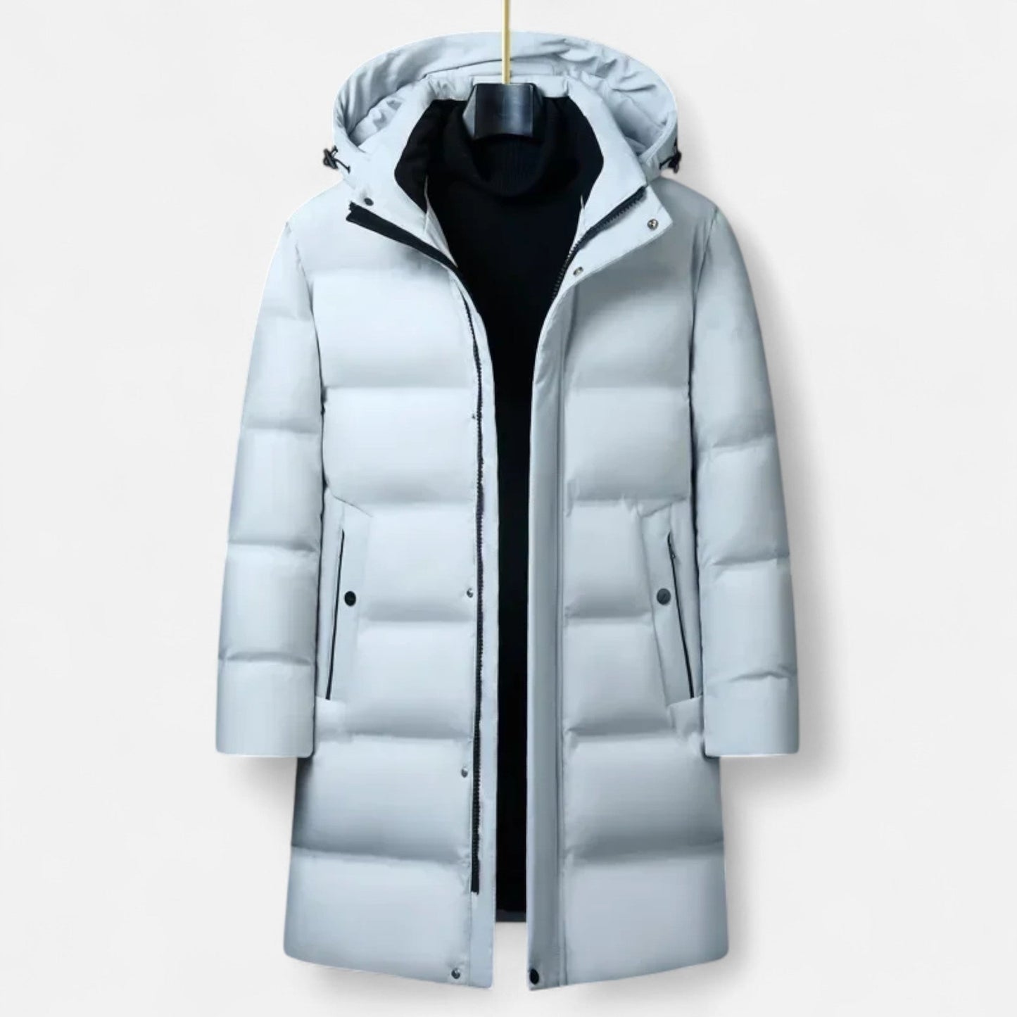 Insulated Men's Winter Hooded Puffer Jacket Coat