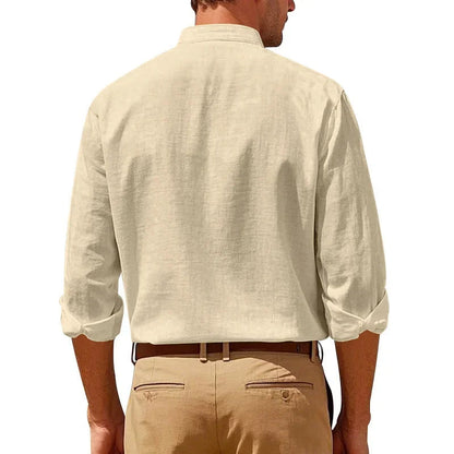 Classic Mens Long Sleeve Cotton Shirt