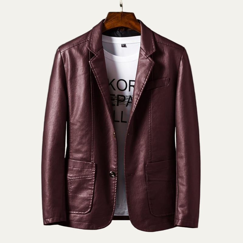 Classic Fit Soft Leather Jacket
