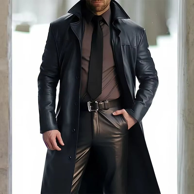 Long Warm Mens Parka Coat
