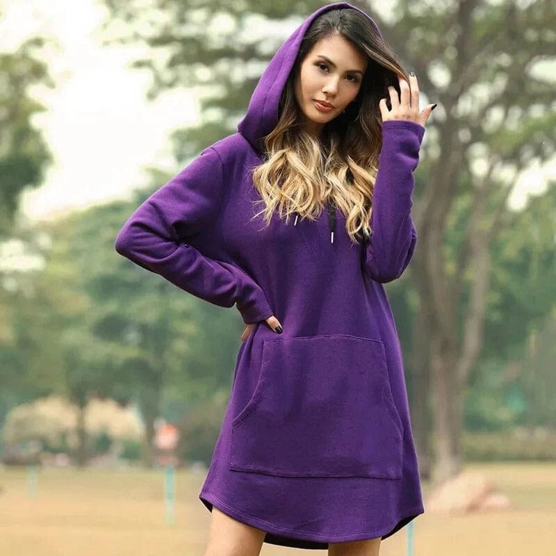 Warm Soft Knit Sweater Dress