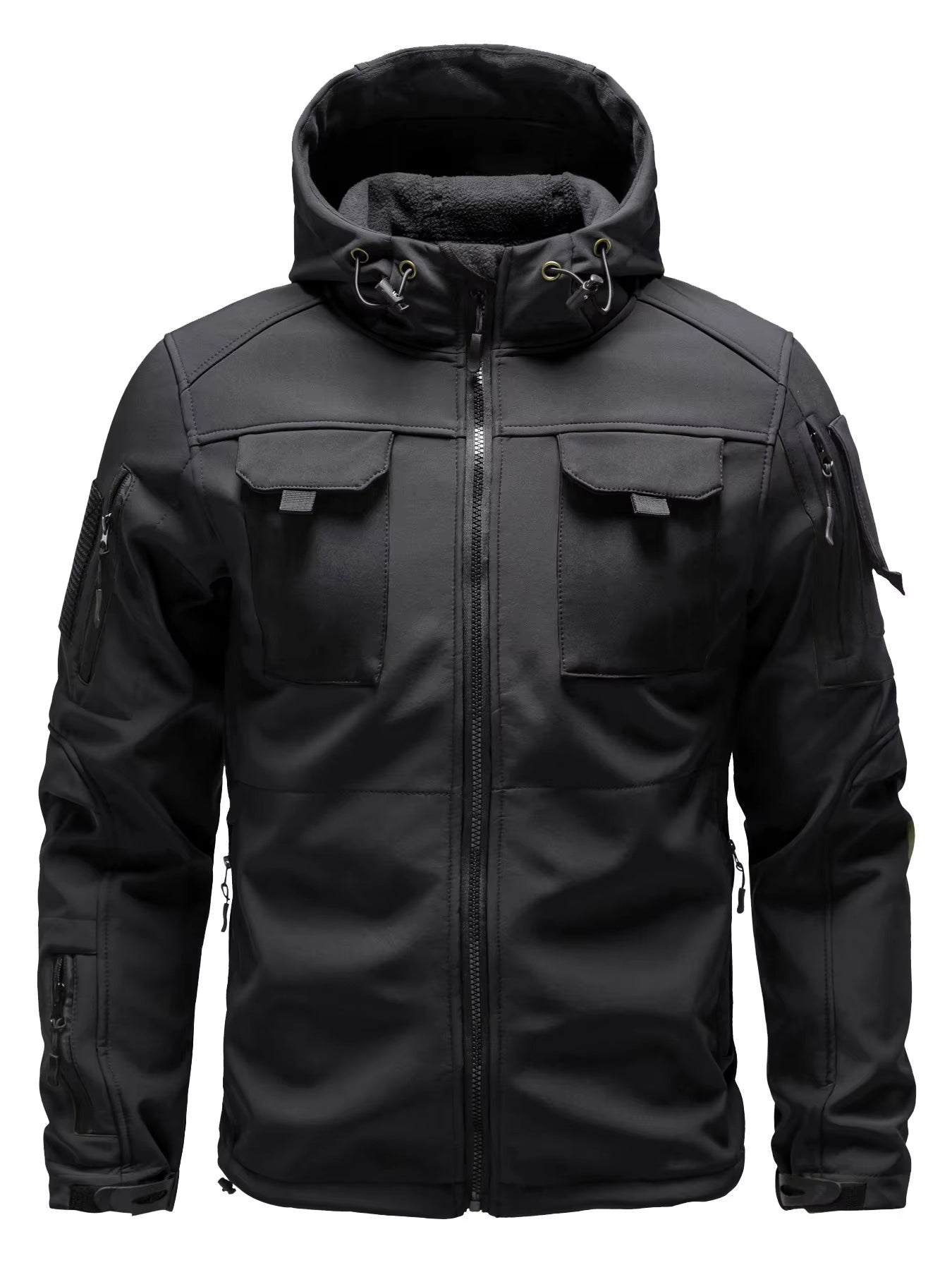 Tactical Mens Outdoor Jacket with Multiple Pockets