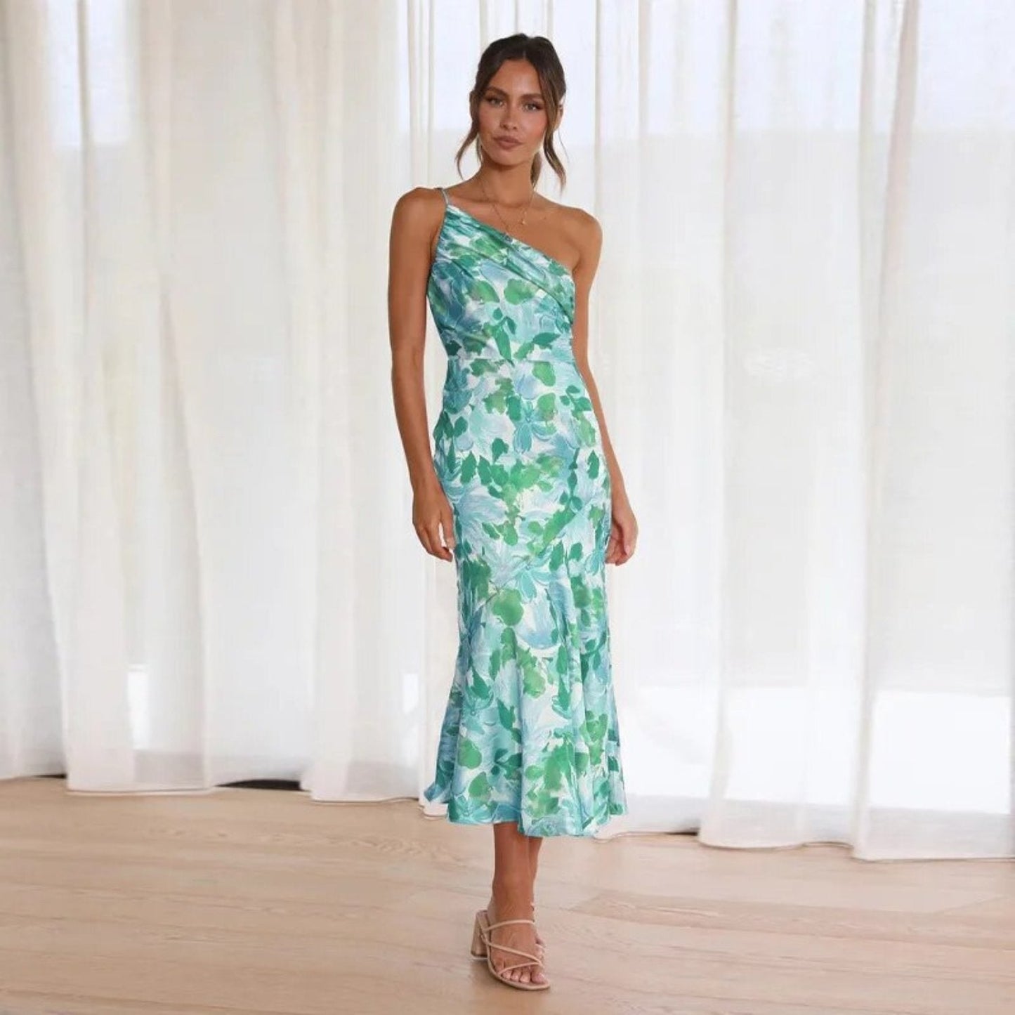 Elegant Ladies Formal Midi Party Dress