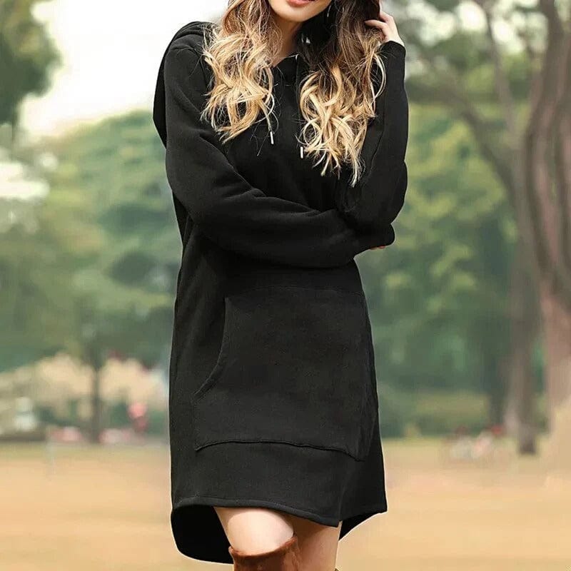 Warm Soft Knit Sweater Dress