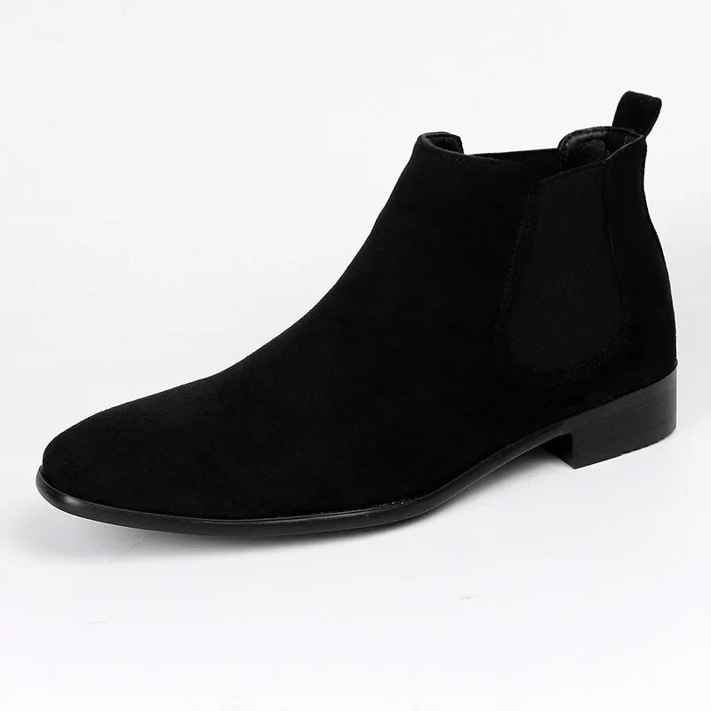 Stretchable Low Cut Ankle Boots for Men