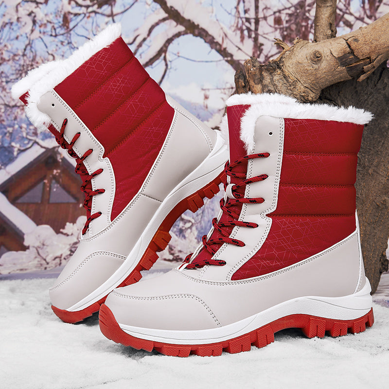Ladies Insulated Snow Boots Waterproof - OutfitLondon