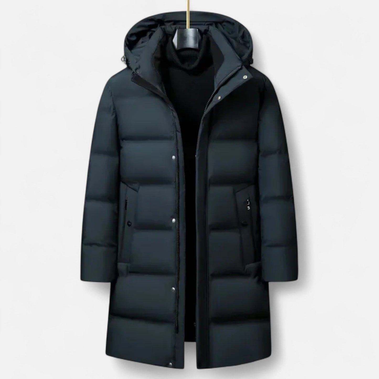 Insulated Men's Winter Hooded Puffer Jacket Coat