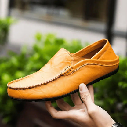 Comfortable Genuine Leather Slip On Shoes
