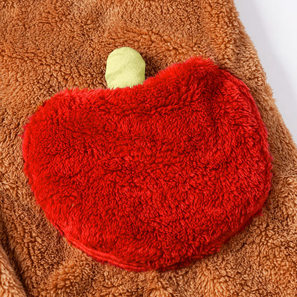 Soft Plush Red Panda Pajamas for Kids Sleepwear