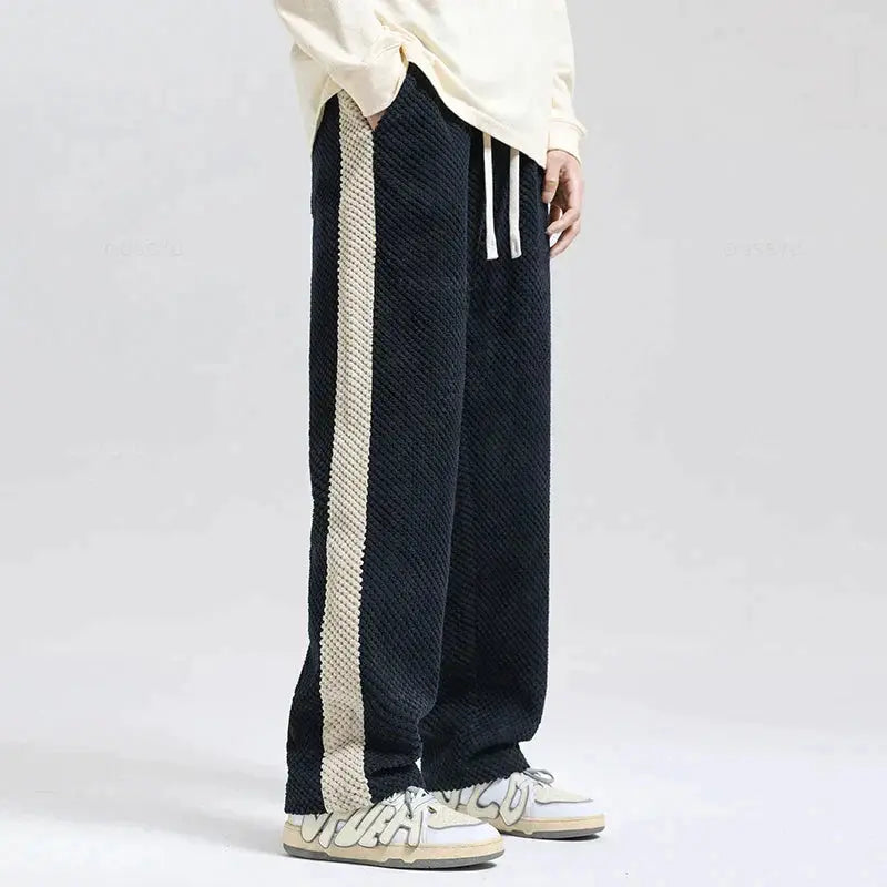 Trendy Textured Corduroy Jogger Pants