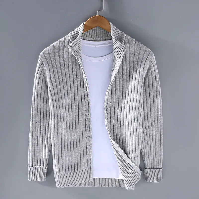 Soft Cotton Turtleneck Sweater - OutfitLondon
