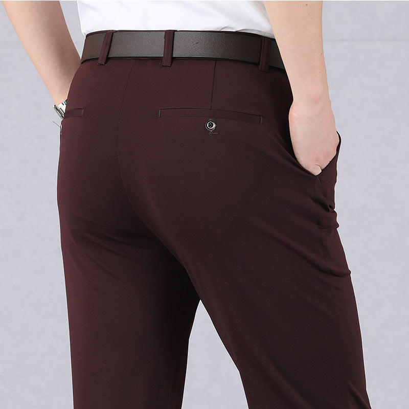 Relaxed Fit Mens Slim Fit Stretch Pants
