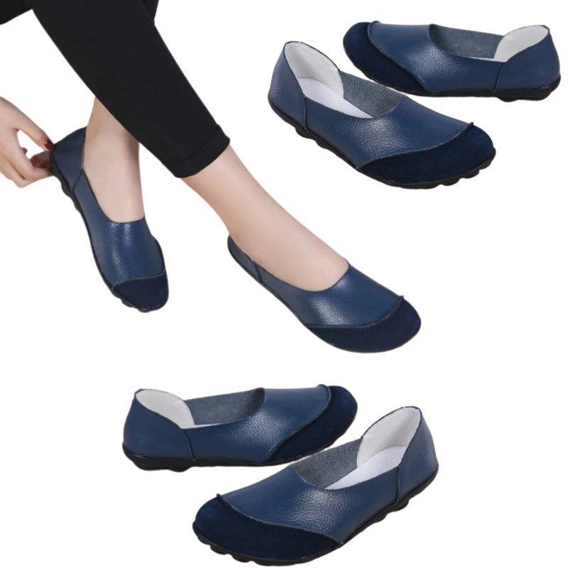 Women's Lofors Loafers Moccasins Soft Leather Flats