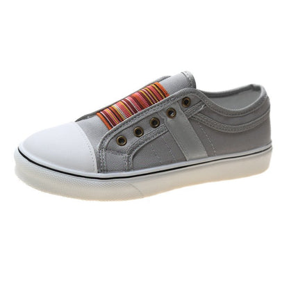Women's Lace-up Flat Heel Sneakers