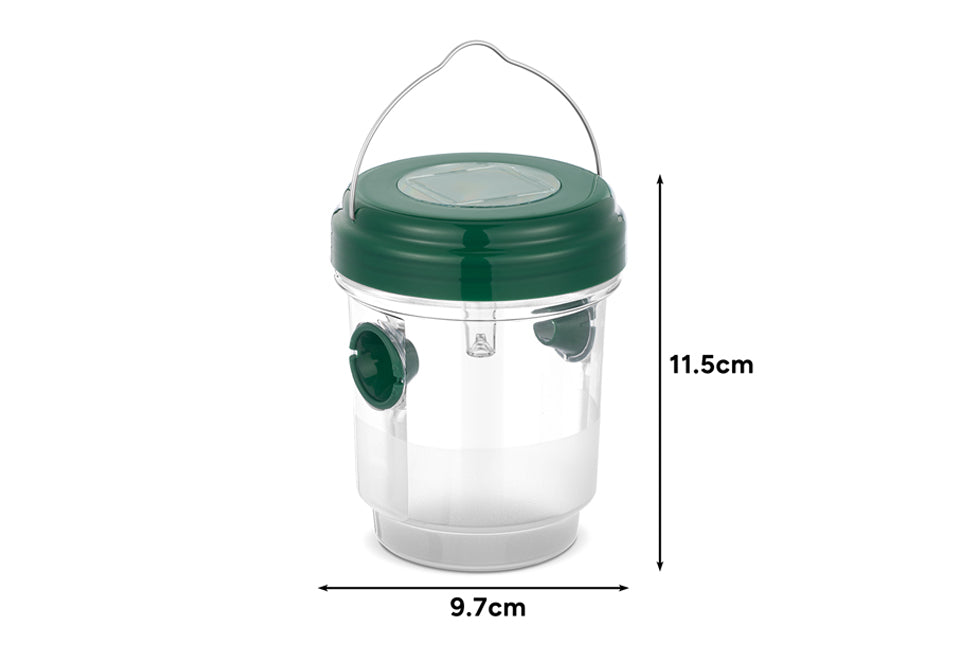 Set of 2 solar powered insect traps