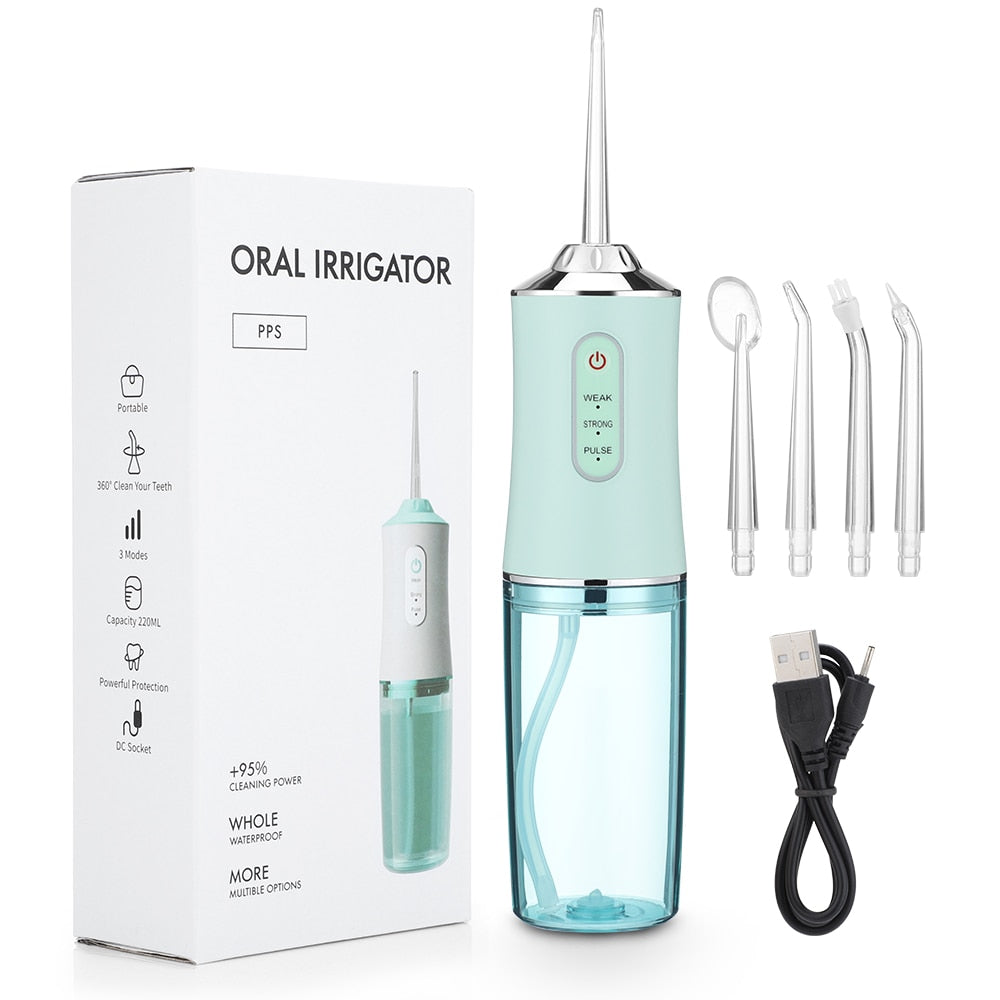 Portable Water Picks - Rechargeable Oral Irrigator - Dental Irrigator
