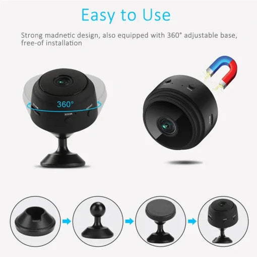 1080P HD Mini Wireless Mini Camera Camcorder WIFI Outdoor Home Security DVR