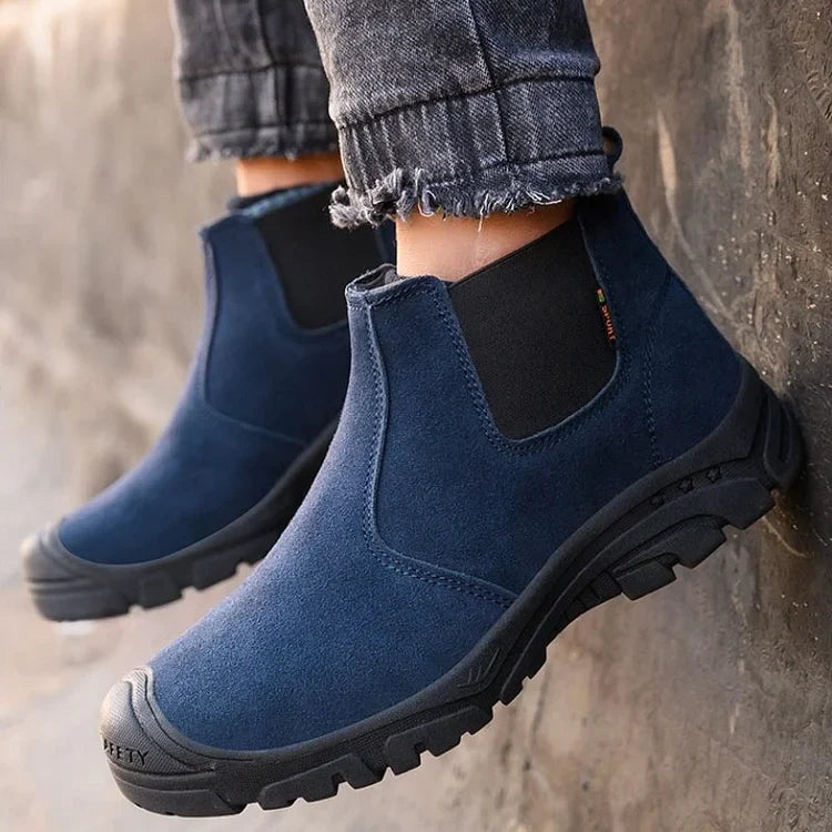 Tough Steel Toe Men's Work Boots - Strong and Lightweight