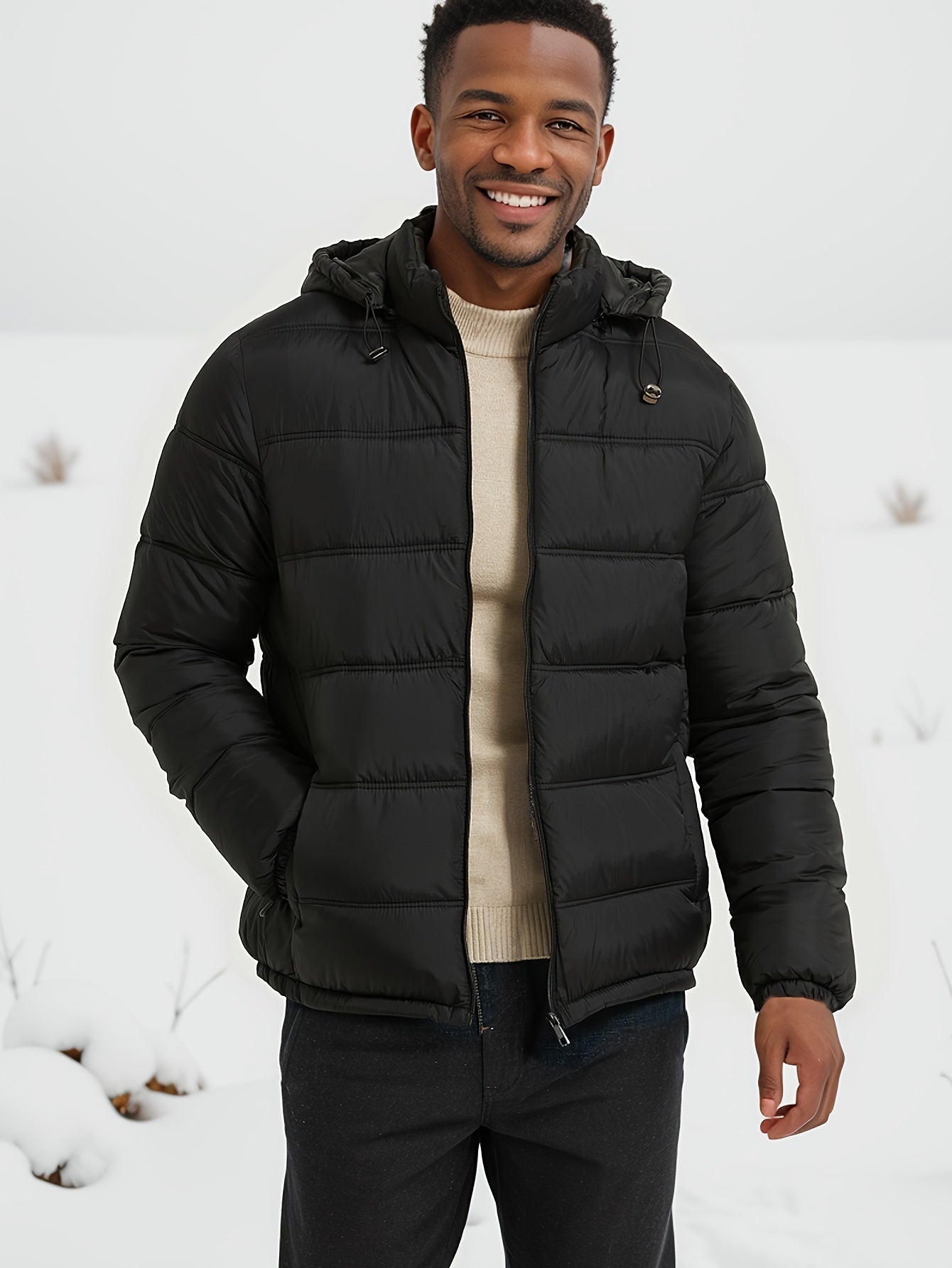 Waterproof Mens Jacket with Insulated Pockets - OutfitLondon