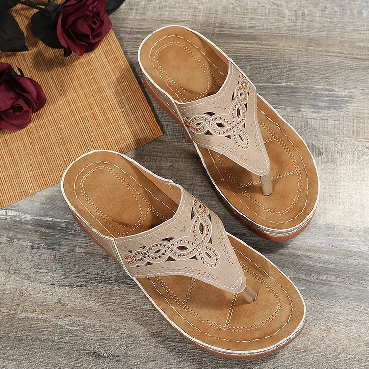 2023 Soft Bottom Massage Orthopedic Flip-Flops