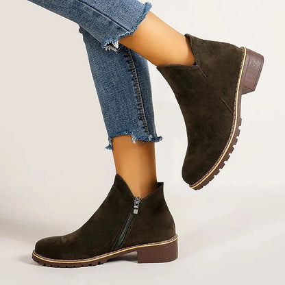 Orthopedic Women Arch Support Warm Suede Ankle Boots