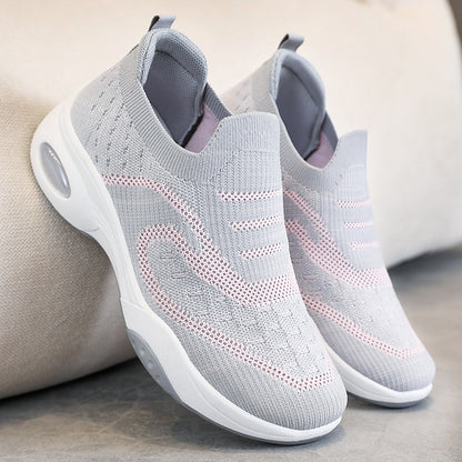 Women's Slip On Athletic Flyknit Shoes